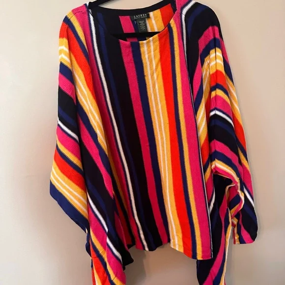 Ralph Lauren Pink and Yellow Striped Garment - Picture 2 of 4